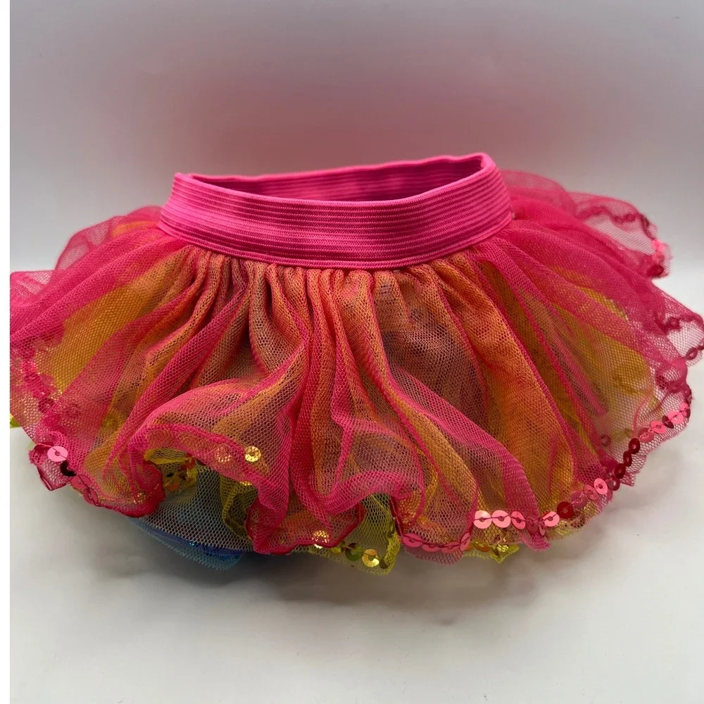 Build-A-Bear Clothing Lot 2 Dresses 1 Skirt Tulle Sequins Party Dress